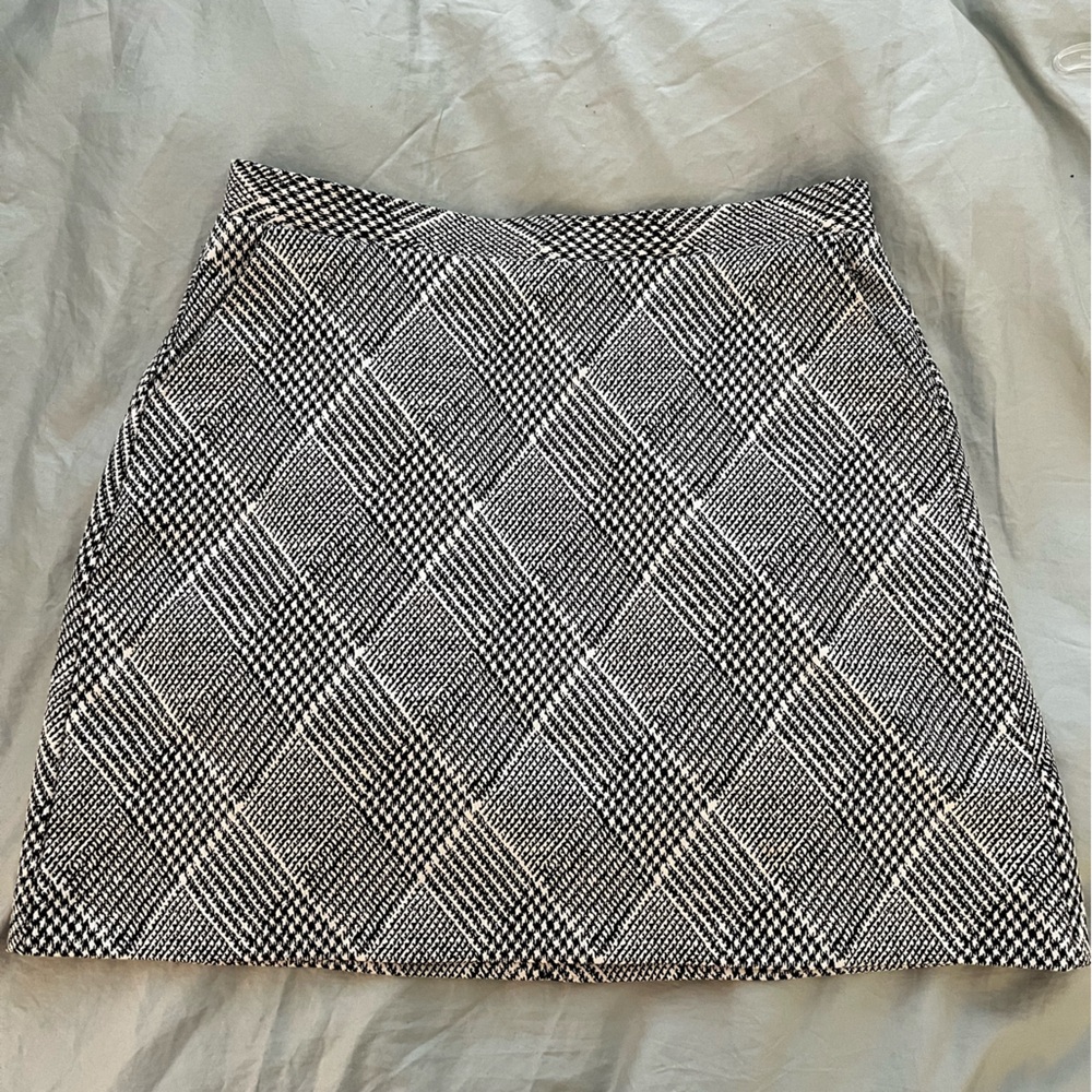 Banana republic plaid mini skirt